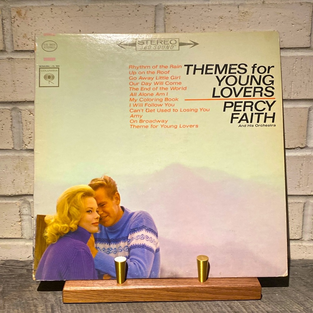 Percy Faith Themes for Young Lovers LP Vinyl 1966 Stereo Columbia CS 8823 VG